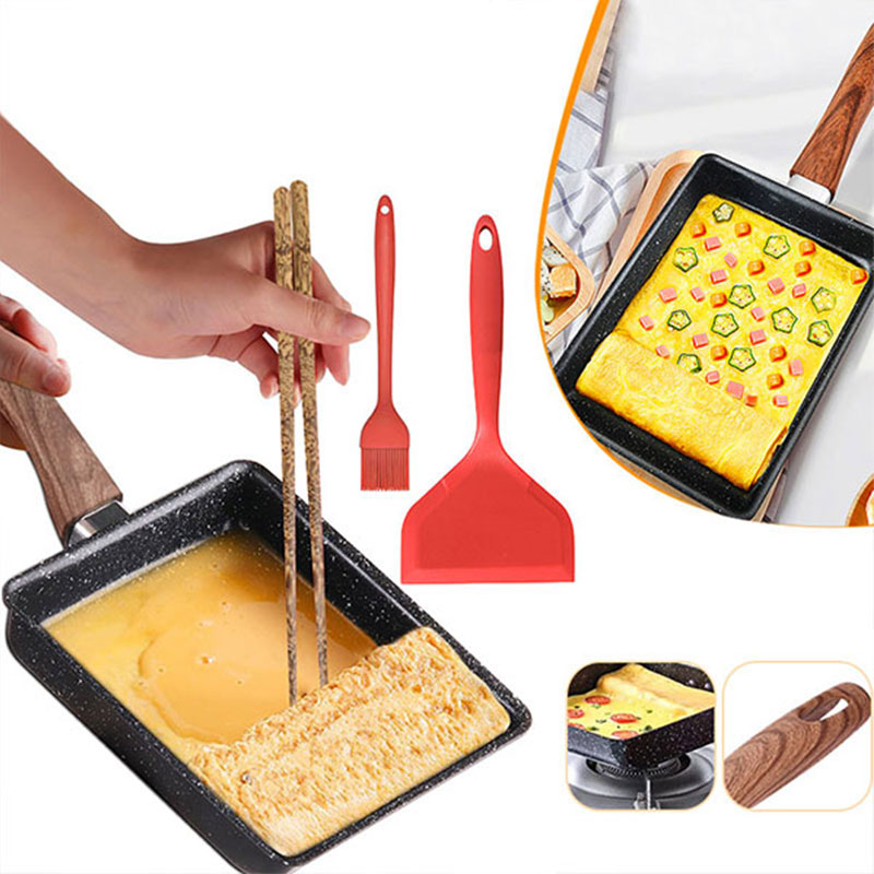 Egg Waffle Pan - Японская сковорода для омлета Tamagoyaki, сковорода