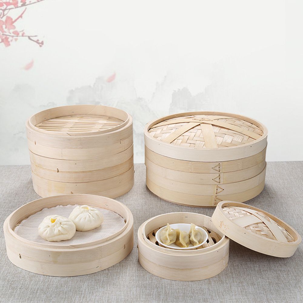 Bao Steamer Bamboo - Корзина для пара с ручкой Makes