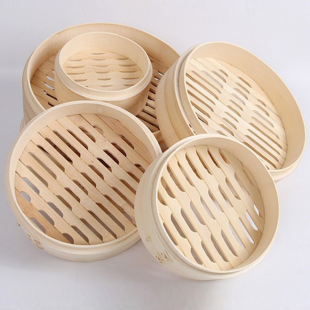 Бамбуковая Паровая корзина с к – обзор и цена Bao Steamer Bamboo