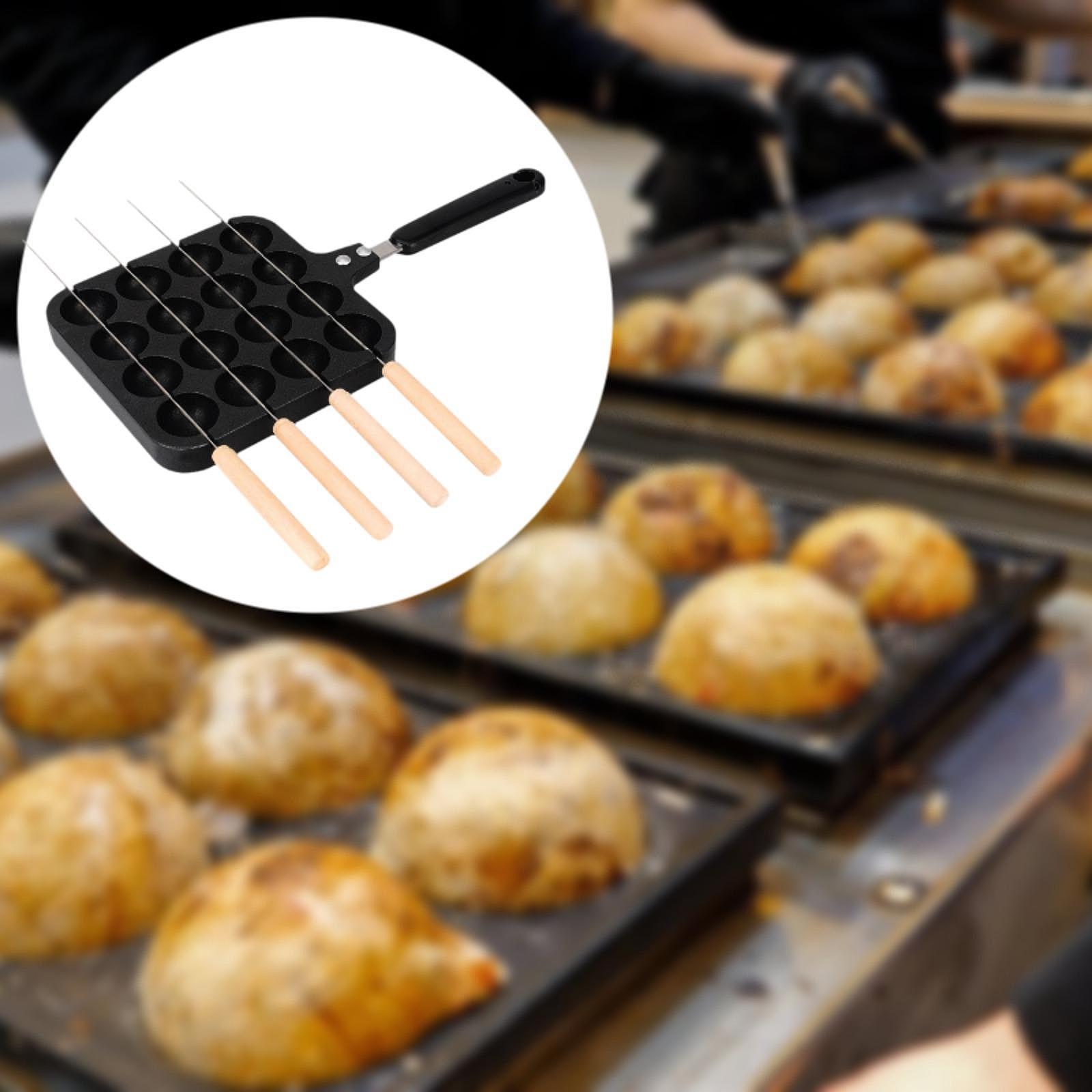 Сковорода для такояки с вилкам – обзор и цена Takoyaki Grill Plate
