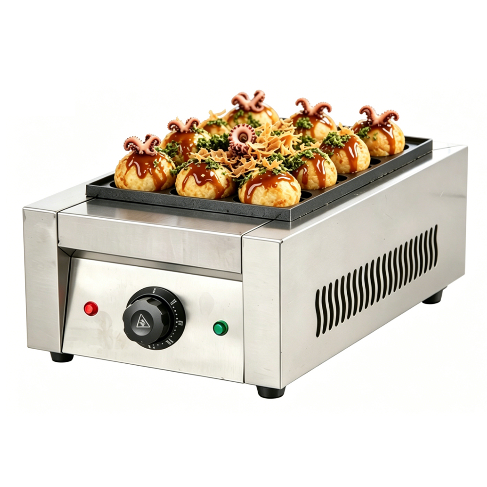Коммерческая электрическая маш – обзор и цена Takoyaki Grill Plate