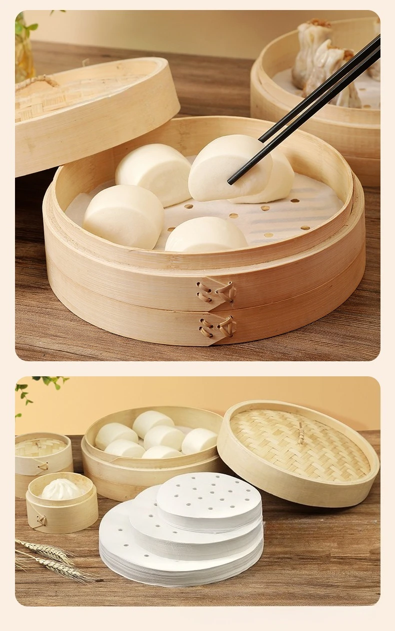 100 шт., пищевая одноразовая б – обзор и цена Bao Steamer Bamboo