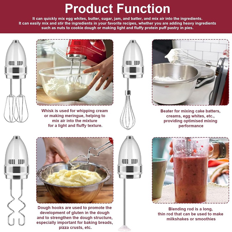 ABKO-насадки для ручного миксе – обзор и цена Kitchenaid Mixer Hand Mixer