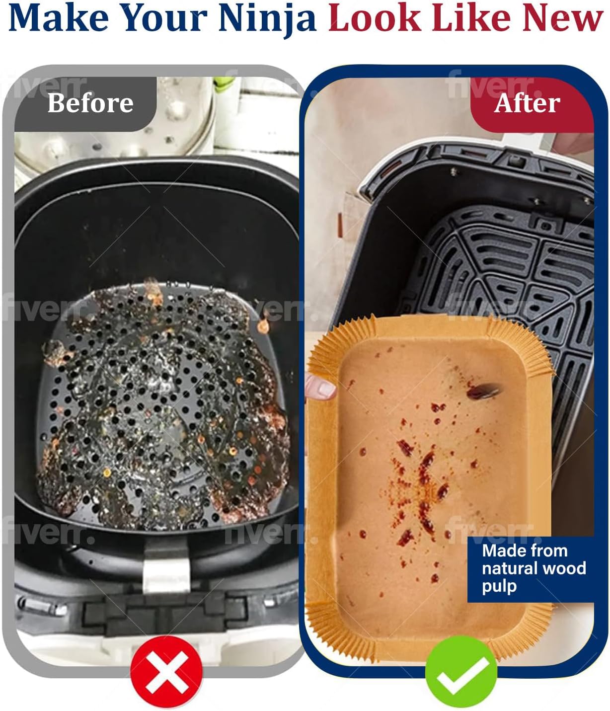 Аэрофритюрница, бумага для вып – обзор и цена Ninja Air Fryer Af300