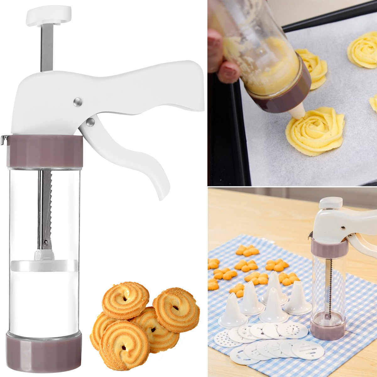 Набор прессов для печенья, пис – обзор и цена Churros Maker Gun